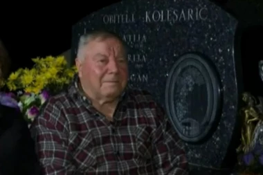 (VIDEO) Bez špricera ni na onaj svet! Ugradio burence za vino u spomenik