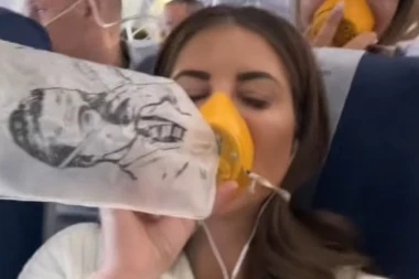 Drama u avionu: Zorannah istraumirana tokom leta, kamera ostala upaljena i sve je zabeleženo!