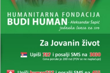 Budimo humani - za Jovanin život! Za oporavak potrebna imunoterapija i autologna transplatacija matičnih ćelija