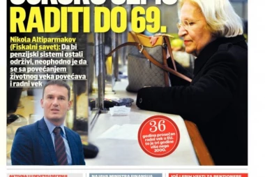 Srpski telegraf poklanja dodatak "Penzioner": Živećemo duže, ali ćemo duže i raditi! Neće biti penzije pre 69. godine!