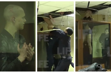 (VIDEO) Pokušao da pobegne iz sudnice na NEVEROVATAN NAČIN