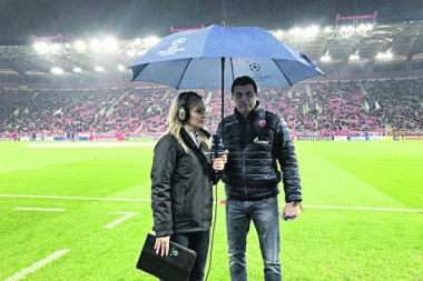 (FOTO) Grčka voditeljka za SRPSKI TELEGRAF: Zaljubljena sam u Crvenu zvezdu!
