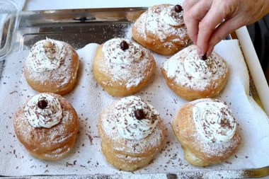 (VIDEO) Za sve sladokusce koji poste: Krofne sa šlagom
