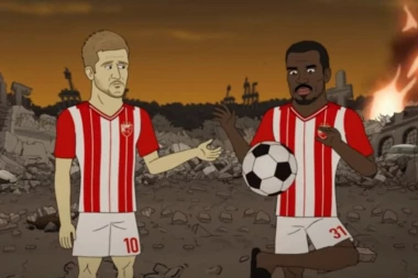 (VIDEO) Meteor udario u Zemlju, Zvezdini fudbaleri kuliraju: Urnebesna predstava Lige šampiona!