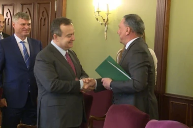 (FOTO) Dačić se u Moskvi sastao sa potpredsednikom ruske Vlade Borisovim