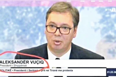 Šok u Prištini zbog potpisa: Vučić predsednik Albanije! Kosovska televizija pod istragom zbog "slučajne" greške!