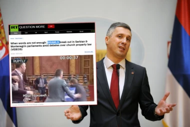 OBRADOVIĆU, JESI LI SAD ZADOVOLJAN: O Boškovom skandalu u Skupštini piše i "Raša tudej"