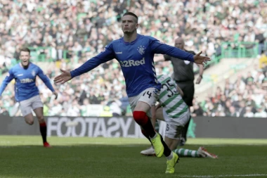 (VIDEO) Džerardov Rendžers slavio kao gost u Old Firmu posle devet godina: "Policajci" idu na titulu, Seltik više nije kao pre!