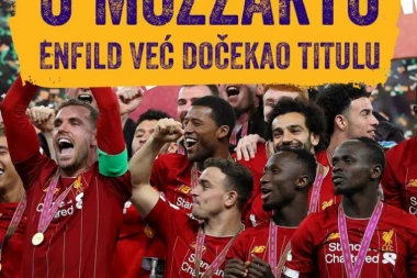 MOZZART VEĆ PROGLASIO ŠAMPIONA ENGLESKE: OPKLADA "LIVERPUL ŠAMPION“ DOBITNA PRE NOVE GODINE!
