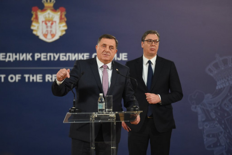 (VIDEO) Vučić i Dodik nakon sastanka: Imamo odličnu saradnju