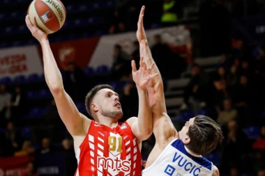 Zvezda stotkom ponizila Cibonu: Crveno-beli dominantnom partijom do mesta koje vodi u plej-of!