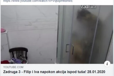 Dudlala mu za medalju: Iva i Filip u vreloj akciji pod tušem, otkrivena afera dvoje zadrugara?!