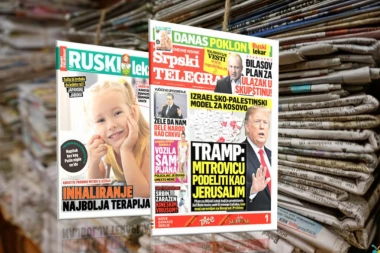 SAMO U SRPSKOM TELEGRAFU: Tramp hoće da podeli Mitrovicu kao Jerusalim