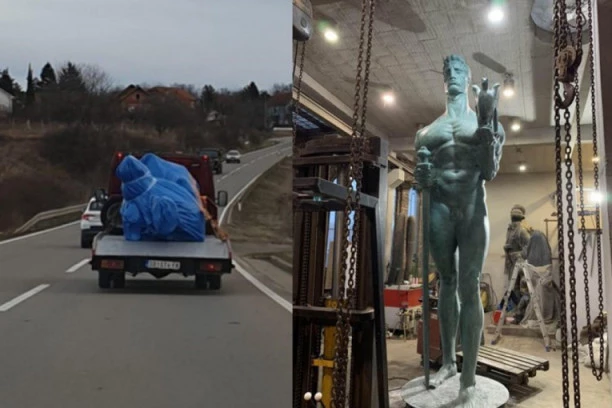 (FOTO, VIDEO) Pobednik krenuo kući iz Smedereva