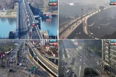 (FOTO) Nadrealno jutro u Beogradu: Ponedeljkom se OVO na ulicama ne viđa!