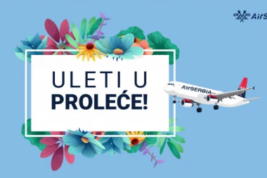 Velika prolećna promotivna akcija Er Srbije: ULETI U PROLEĆE!