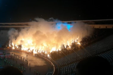 NISU SAMO GROBARI PRAVILI ŠTETU: Oštećena svlačionica na Marakani u kojoj su bili igrači Partizana!