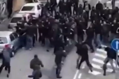 Opasna makljaža GROBARA kod stadiona: Radili pištolji!