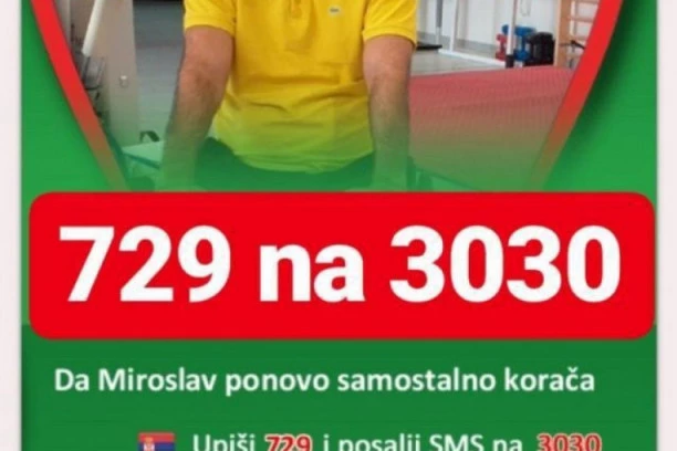 Pomognimo da Miroslav ponovo stane na noge i vrati svoj osmeh na lice
