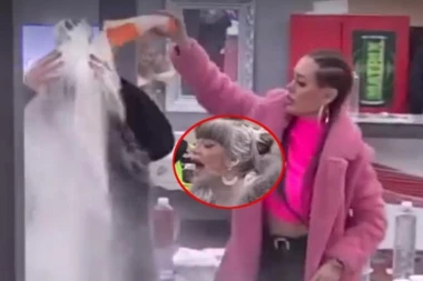 (VIDEO) OPŠTI HAOS! Koraćeva prosula Miljani kesu brašna na GLAVU! Kulićeva besna kao ris uradiće joj OVO!