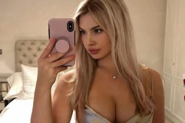 (FOTO) I golf staje zbog koronavirusa, ali ova prsata plavuša ima drugi izvor zarade