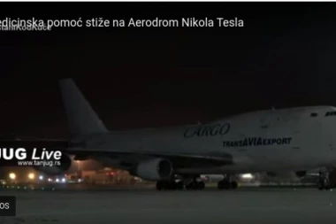 HVALA, BRAĆO KINEZI: U Beograd stiglo 3,5 miliona maski