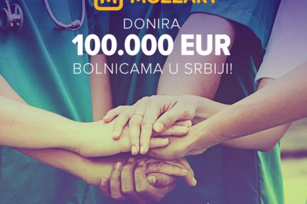 MOZZART DONIRAO 100.000 EVRA BOLNICAMA
