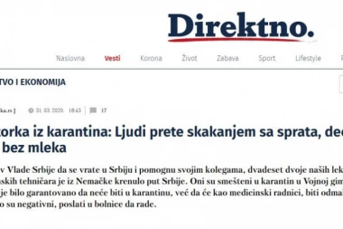 Đilasovi portali lažu i šire paniku