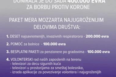 Volonteri "Mozzarta" bez razmišljanja stali uz svoj narod i državu