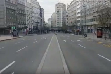 (VIDEO) Pogledajte kako izgleda nedeljno popodne na Terazijama i Trgu republike