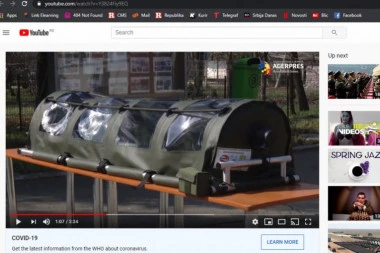 (VIDEO) Vojska Rumunije razvila kapsule za izolaciju zaraženih od korone