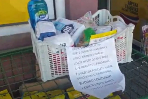 Više ovakvih ljudi, i svet bi bio lepše mesto: Užičanin daje besplatne namirnice za one koji ne mogu da ih kupe