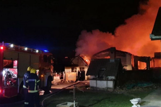 VELIKI POŽAR U OBRENOVCU! Vatrogasci se borili celu noć: Teška noć za nama
