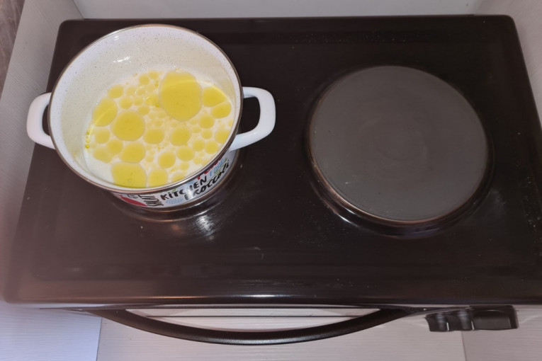 U mom slučaju - dodato je ulje