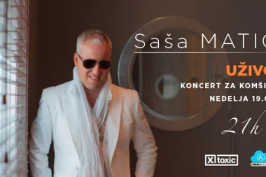 Saša Matić uživo za komšije i ceo svet na Uskrs: Još jedan spektakl ekskluzivno na Toxic TV!