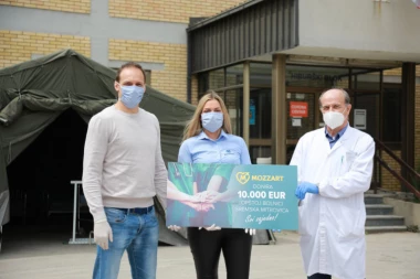 Mozzart i Igor Rakočević uručili donaciju Opštoj bolnici u Sremskoj Mitrovici