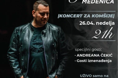 Toxic TV sprema novi spektakl: U nedelju sa terase za ceo svet peva Peđa Medenica!