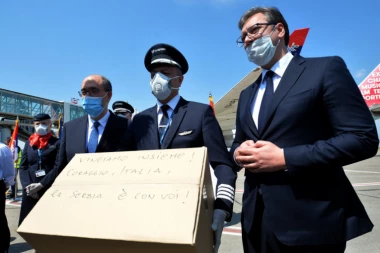 (FOTO) Pobedićemo zajedno: Svetski mediji bruje o našoj pomoći Italiji!