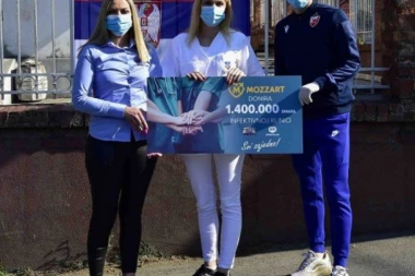 Zvezda i "Mocart" obradovali Infektivnu kliniku