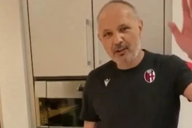 (FOTO) Trener Bolonje se podmladio uz suprugu: Miha kao dečkić!