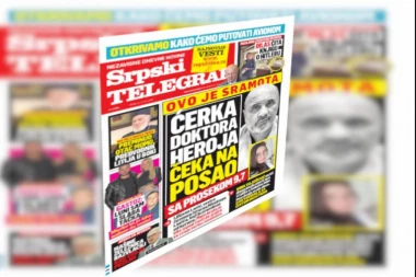 NE PROPUSTITE! Srpski telegraf na kioscima u nedelju 3. maja