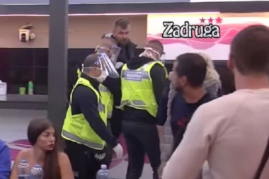 Trojica momaka iz obezbeđenja ga jedva savladala: Janjuš napravio haos, hteo da nasrne na Davida i Đedovića!