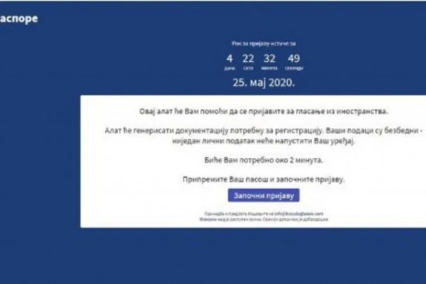 Demanti spornog sajta za glasanje u dijaspori: Vlada tvrdi da je lažan, a evo šta oni kažu!