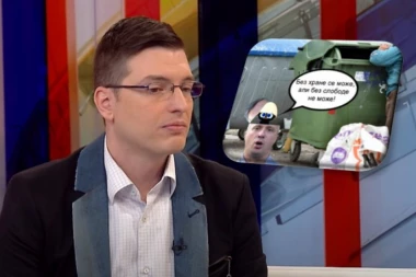 Azdejković nastavio da se sprda s Boškom, ovaj put ilustrovano