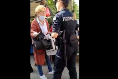 (FOTO) Zamalo da izbije sukob komunalne policije i građana oko jagoda