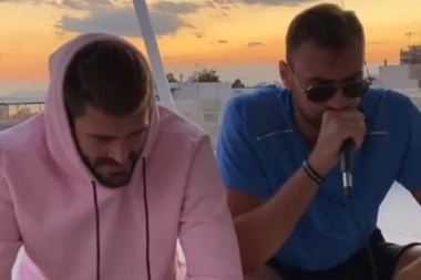 (VIDEO) Ne pojačavajte previše: Milutinov zapevao hit Kikija Lesendirića, navijači mole Boga da se takmičenja nastave!