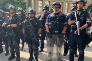 (VIDEO) ATMOSFERA U SAD PRED PUCANJEM: Na ulicama Vašingtona vojska bez obeležja, panika raste!