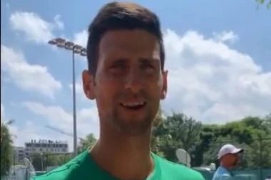 (VIDEO) Đoković trenirao sa Dimitrovim: Čekamo vas na turniru!