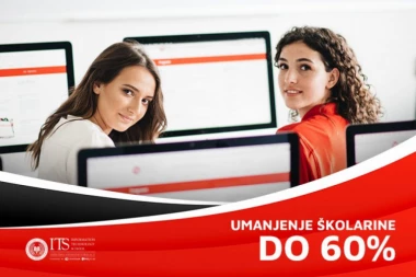ITS nagrađuje najbolje srednjoškolce umanjenjem školarine do 60%