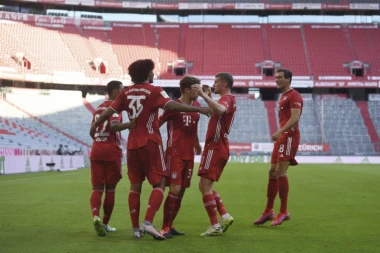 (FOTO,VIDEO) Surova dominacija Bajerna: U Minhenu se slavi 8.titula prvaka Nemačke zaredom, 30. u istoriji!